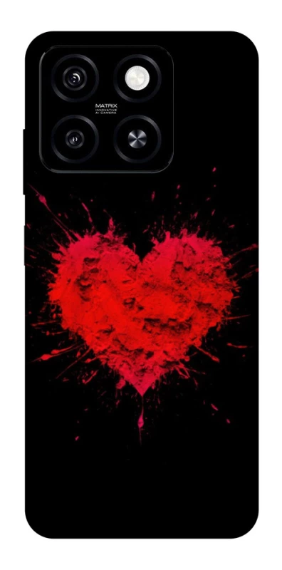 Чохол на ZTE Blade A55 4G Splash heart фото 1 з 1