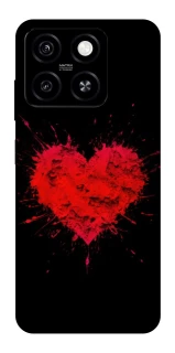 Чехол на ZTE Blade A55 4G Splash heart фото 1 из 1