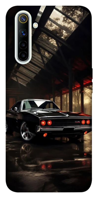 Чохол на Realme 6 Black classic car фото 1 з 1