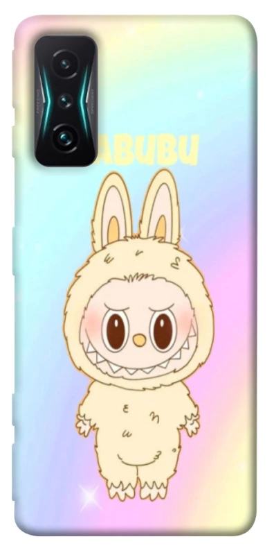 Чохол на Xiaomi Redmi K50 Gaming Fluffy Rainbow Labubu фото 1 з 1