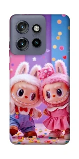 Чехол на Motorola Edge 50 Neo Labubu twins ver.3 фото 1 из 1