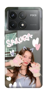 Чохол на Xiaomi Poco F6 Pro Sakura - LE SSERAFIM фото 1 з 1