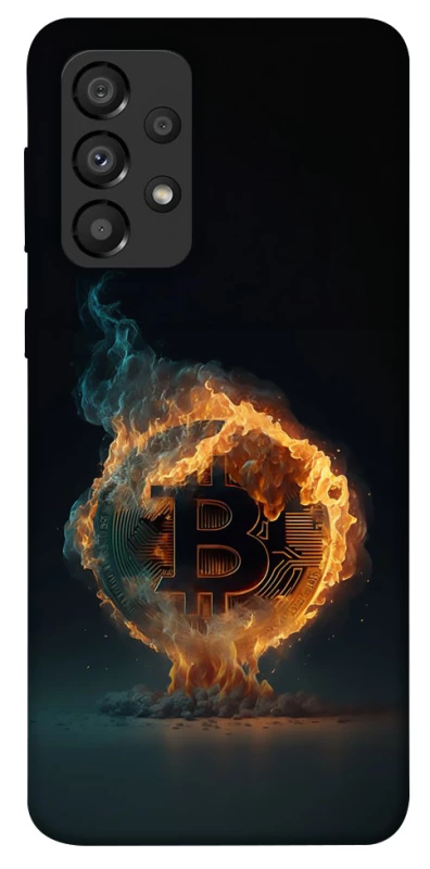 Чохол на Samsung Galaxy A33 5G Fire Bitcoin фото 1 з 1