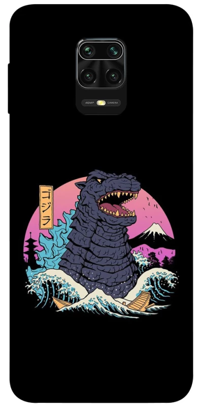 Чехол на Xiaomi Redmi Note 9s / Note 9 Pro / Note 9 Pro Max Годзила фото 1 из 1