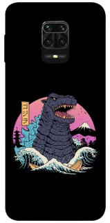 Чехол на Xiaomi Redmi Note 9s / Note 9 Pro / Note 9 Pro Max Годзила фото 1 из 1