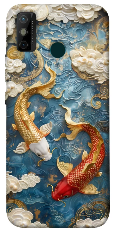 Чехол на TECNO Spark 6 Go Koi carp фото 1 из 1