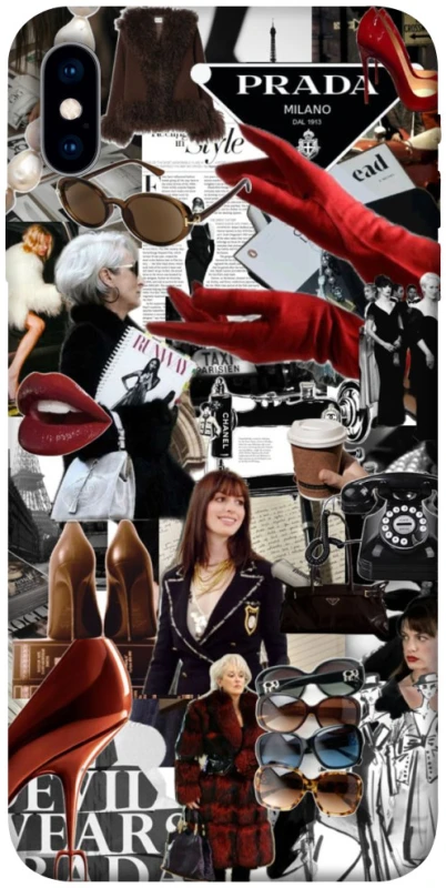 Чохол на Apple iPhone X (5.8") Fashion collage ver.13 фото 1 з 1
