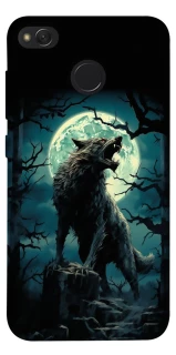 Чохол на Xiaomi Redmi 4X Вовк під місяцем фото 1 з 1