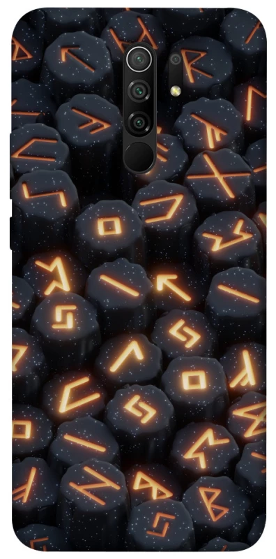 Чехол на Xiaomi Redmi 9 Огненые руны фото 1 из 1