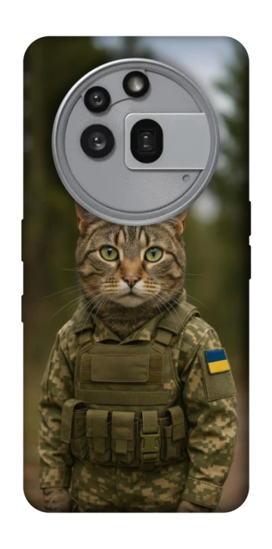 Чехол на Nothing Phone (3a) Pro Кот защитник фото 1 из 1