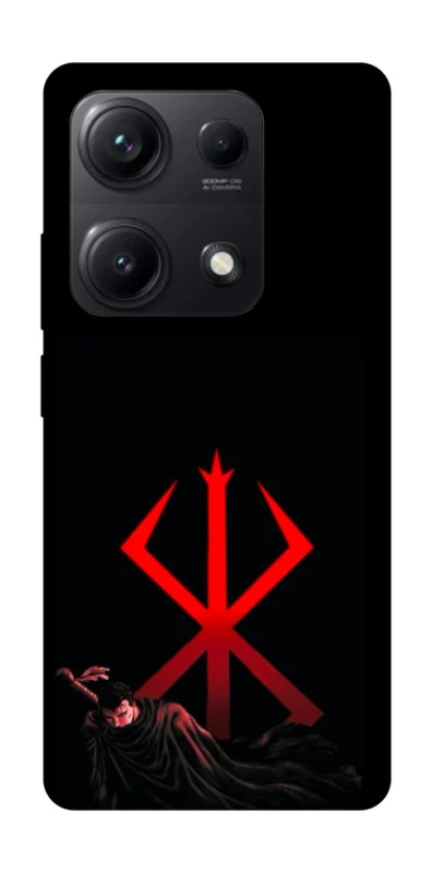 Чохол на Xiaomi Redmi Note 14S Berserk Red Logo фото 1 з 1