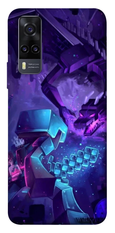 Чохол на Vivo Y31 Minecraft dragon фото 1 з 1