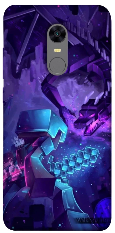 Чехол на Xiaomi Redmi 5 Plus / Redmi Note 5 (Single Camera) Minecraft dragon фото 1 из 1