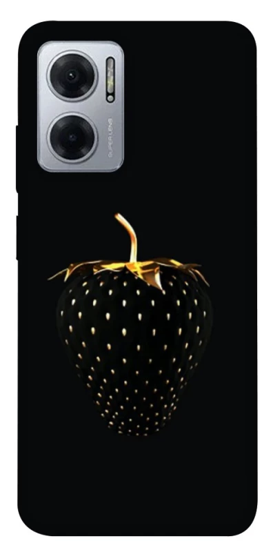 Чохол на Xiaomi Redmi Note 11E Чорна полуниця фото 1 з 1