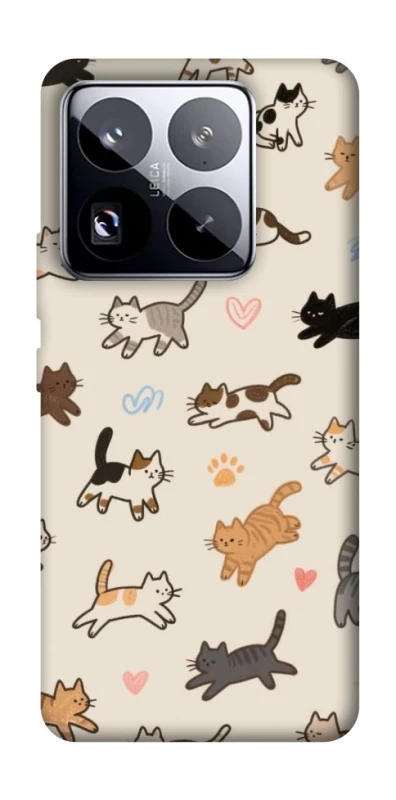 Чохол на Xiaomi 15 Pro Cat style ver.2 фото 1 з 1