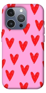 Чехол на Apple iPhone 16 Pro Max Red hearts 2 фото 1 из 1