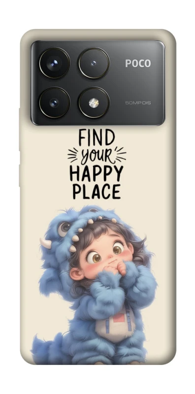 Чохол на Xiaomi Poco F6 Pro Happy Place фото 1 з 1