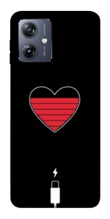 Чохол на Motorola Moto G54 Charge your heart фото 1 Чохол на Motorola Moto G54 Charge your heart фото 1 з 1