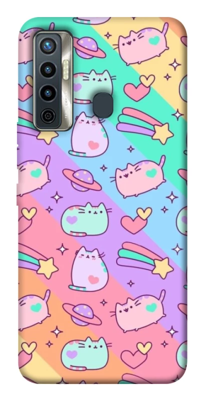 Чехол на TECNO Camon 17 Cat Cute фото 1 из 1