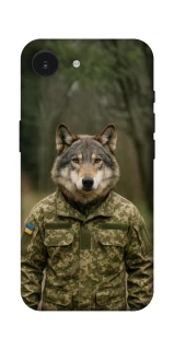 Чехол на Apple iPhone 16e (6.1") Волк защитник фото 1 из 1