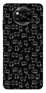 Чохол на Xiaomi Poco X3 NFC / Poco X3 Pro Black Cats фото 1 з 1