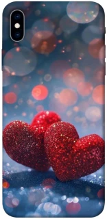 Чехол на Apple iPhone XS Max (6.5") Red hearts фото 1 из 1
