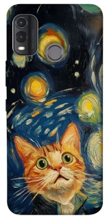Чохол на Nokia G11 Plus paint cat фото 1 з 1