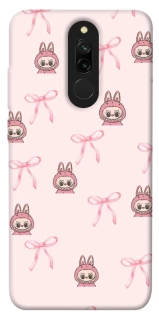 Чехол на Xiaomi Redmi 8 Pink bows and Labubus фото 1 из 1