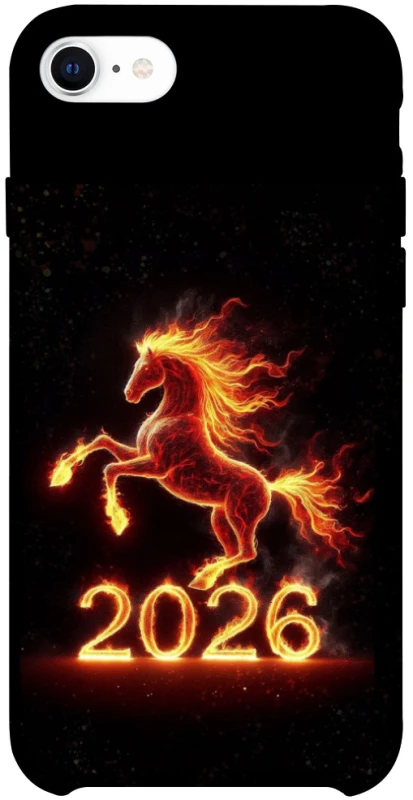 Чехол на Apple iPhone SE (2020) Red Fire Horse ver.1 фото 1 из 1