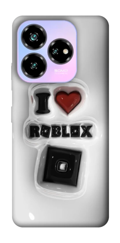 Чохол на ZTE Nubia V60 I love Roblox фото 1 з 1