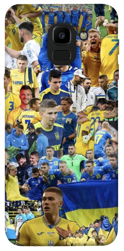 Чохол на Samsung J600F Galaxy J6 (2018) UA-Football ver.6 фото 1 з 1