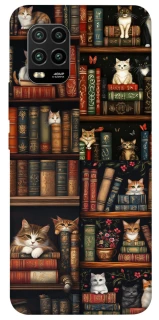 Чехол на Xiaomi Mi 10 Lite Cats & Books фото 1 из 1