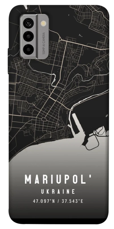 Чехол на Nokia G22 Mariupol map фото 1 из 1