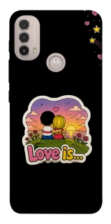 Чохол на Motorola Moto E40 Love is ver.5 фото 1 з 1