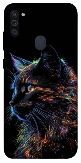 Чохол на Samsung Galaxy M11 Чорний кіт фото 1 з 1