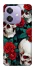 Чехол на Oppo A3 4G skull and rose фото 1 из 1