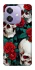 Чехол на Oppo A40m skull and rose фото 1 из 1
