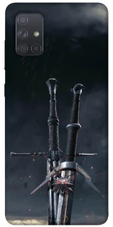 Чохол на Samsung Galaxy A71 Мечі Ведьмака фото 1 з 1