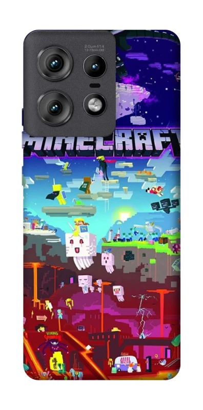 Чохол на Motorola Edge 50 Pro Minecraft world фото 1 з 1