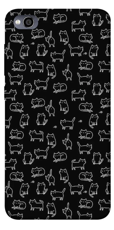 Чохол на Xiaomi Redmi 4a Black Cats фото 1 з 1