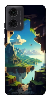 Чехол на Motorola Moto G24 Minecraft sunrise фото 1 из 1
