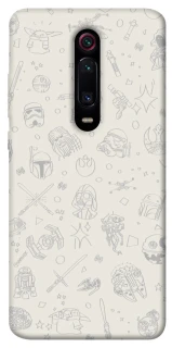 Чехол на Xiaomi Redmi K20 / K20 Pro / Mi9T / Mi9T Pro Star Wars background ver.1 фото 1 из 1