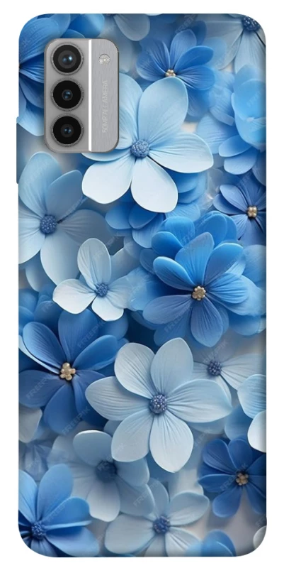 Чехол на Nokia G42 Синие цветы фото 1 из 1