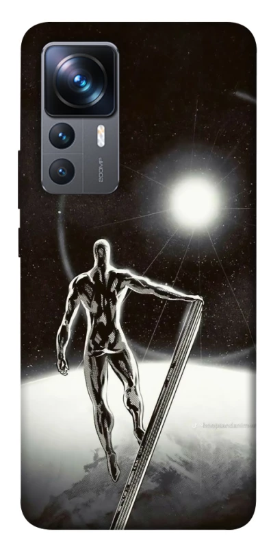 Чехол на Xiaomi 12T / 12T Pro Серебряный сёрфер фото 1 из 1