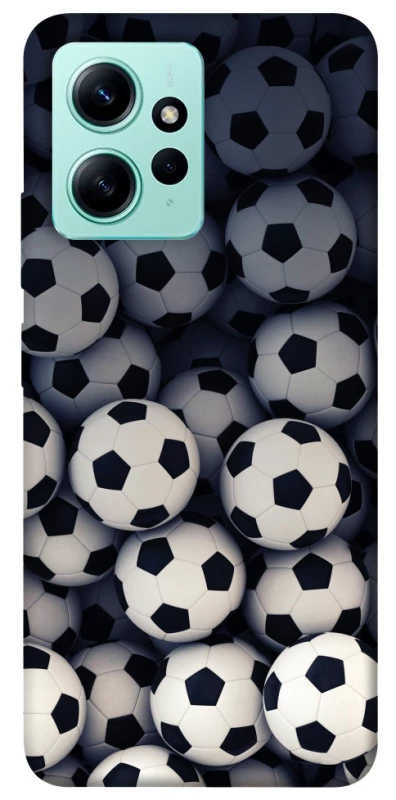 Чехол на Xiaomi Redmi Note 12 4G Футбольные мячи фото 1 из 1