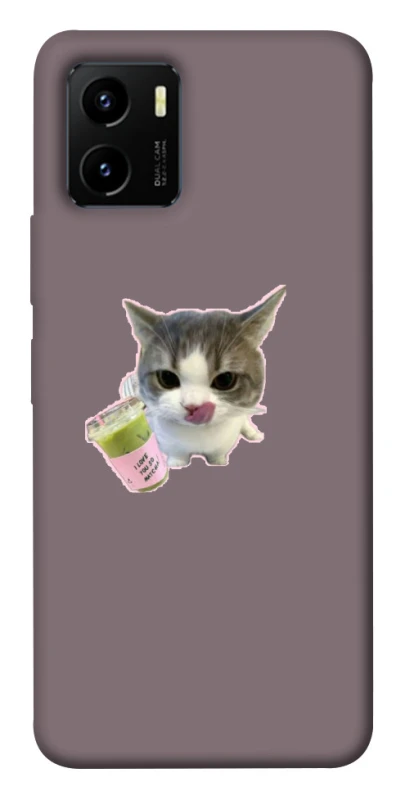 Чохол на Vivo Y15s cat matcha фото 1 з 1