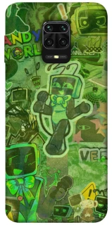 Чохол на Xiaomi Redmi Note 9s / Note 9 Pro / Note 9 Pro Max Dandysworld tv green theme фото 1 з 1