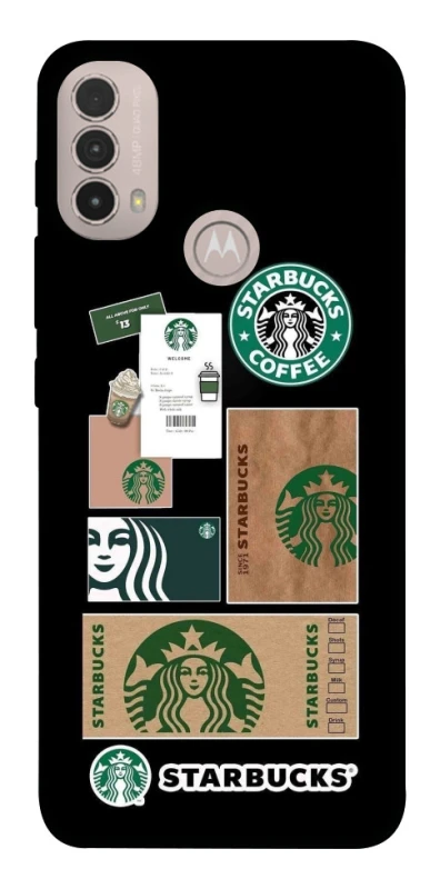 Чохол на Motorola Moto E40 Starbucks coffee фото 1 з 1