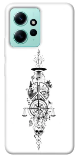 Чехол на Xiaomi Redmi Note 12 4G Tattoo ver.7 фото 1 из 1