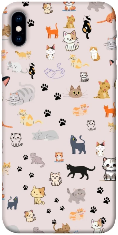 Чохол на Apple iPhone X (5.8") Cat style ver.1 фото 1 з 1